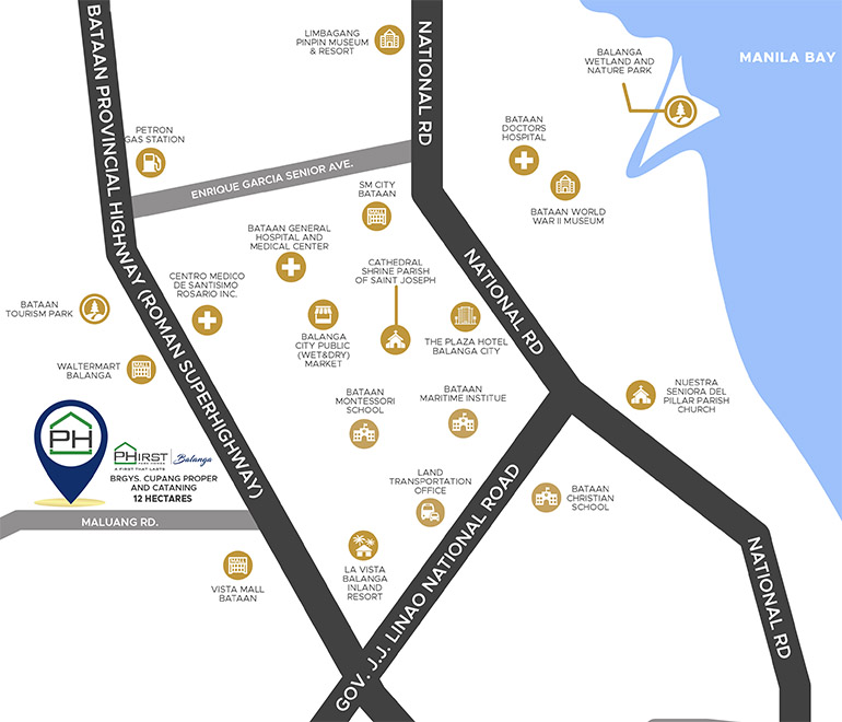 PHirst Park Homes Balanga House and Lot in Bataan