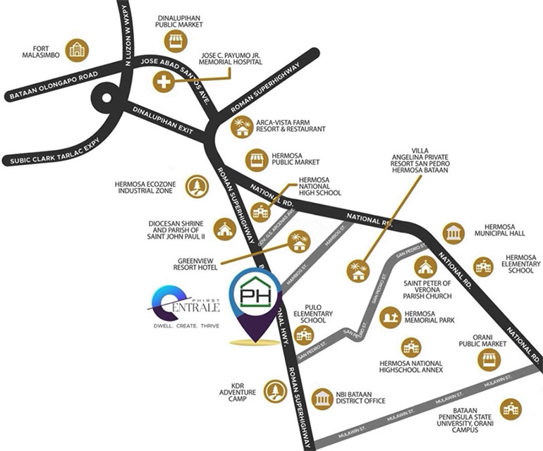 PHirst Centrale Hermosa House and Lot in Bataan