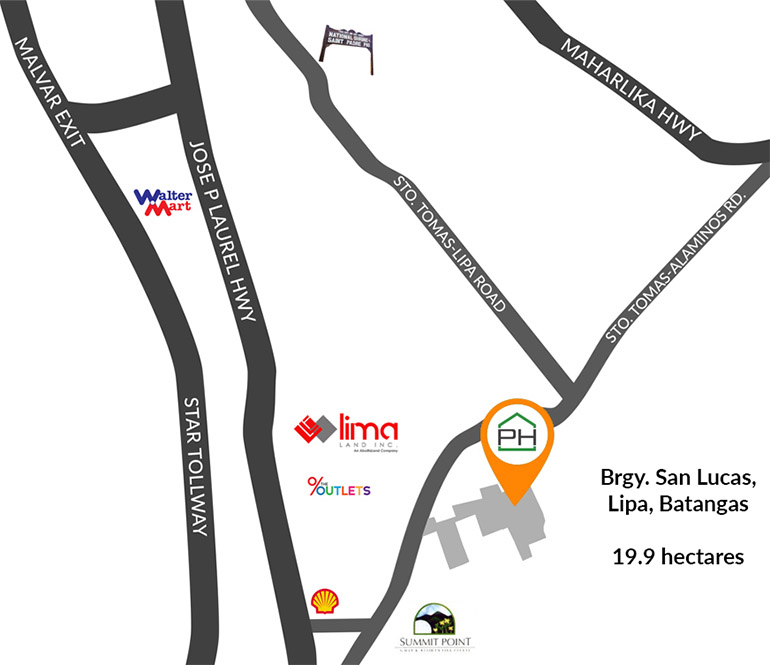 PHirst Park Homes Lipa House and Lot in Batangas