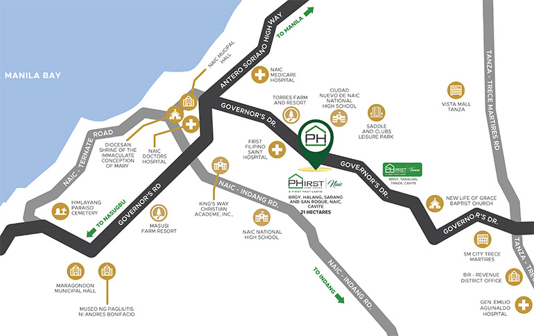 PHirst Park Homes Naic House and Lot in Cavite